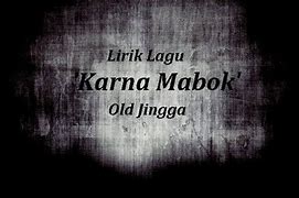 Lirik Lagu Mabok Slot